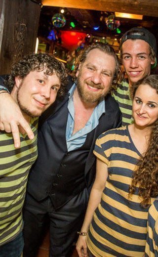 Party people at the "Pöstli Club" in Davos