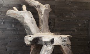 Design chair at the Morosani "Fiftyone" Hotel in Davos