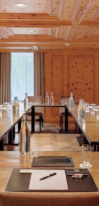 The "Arvenstube" at the Morosani "Schweizerhof"