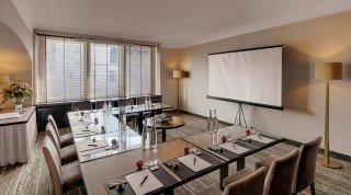 Die Bündnerstube des Morosani Hotels in Davos