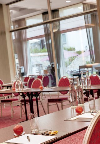 Konferenzbestuhlung im Morosani Hotel