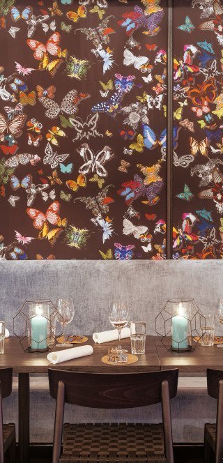 Sitzecke in der Poststube in Davos