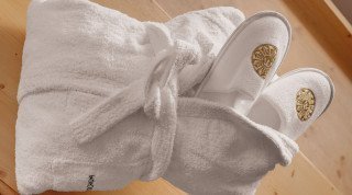 SPA clothes at the "Posthotel" Junior Suite in Davos