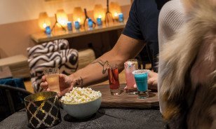 Shots at Pop-up-Shot-Bar by Morosani Hotel