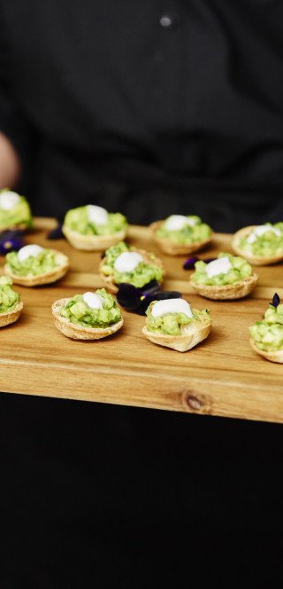 Flying food in the Morosani Hotel in Davos