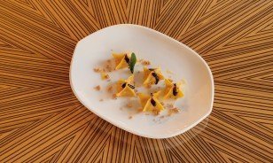 Food at the Damoro in Davos