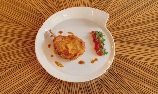 Fine food at the Damoro in Davos