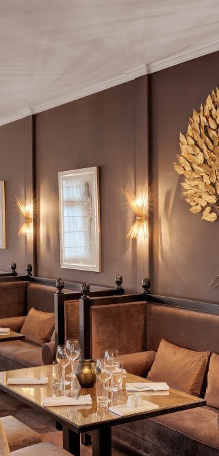 Moderne Einrichtung im Restaurant "Damoro"