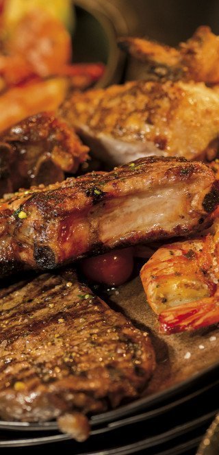 Fleischgericht im Restaurant Pöstli Grill