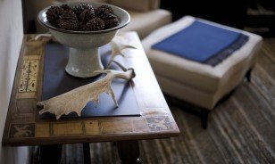 The Lobby of the Morosani "Schweizerhof" in Davos