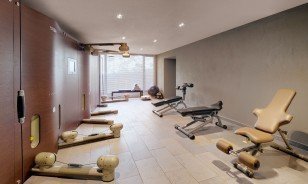 Fitness area of the Morosani "Schweizerhof" in Davos