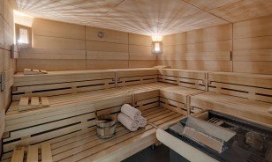 Sauna at the Morosani "Schweizerhof" in Davos