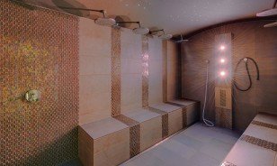 Wellness area at the Morosani "Schweizerhof" in Davos