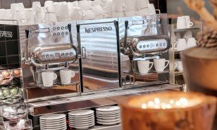 Buffet at the Bolero Bar of the Morosani Hotel in Davos